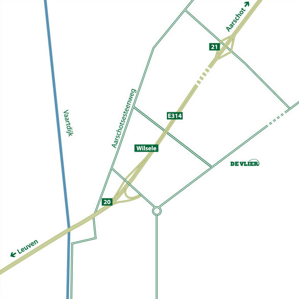 Routeplan Leuven